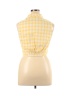 Lush 100% Cotton Yellow Sleeveless Blouse Size XL - photo 2