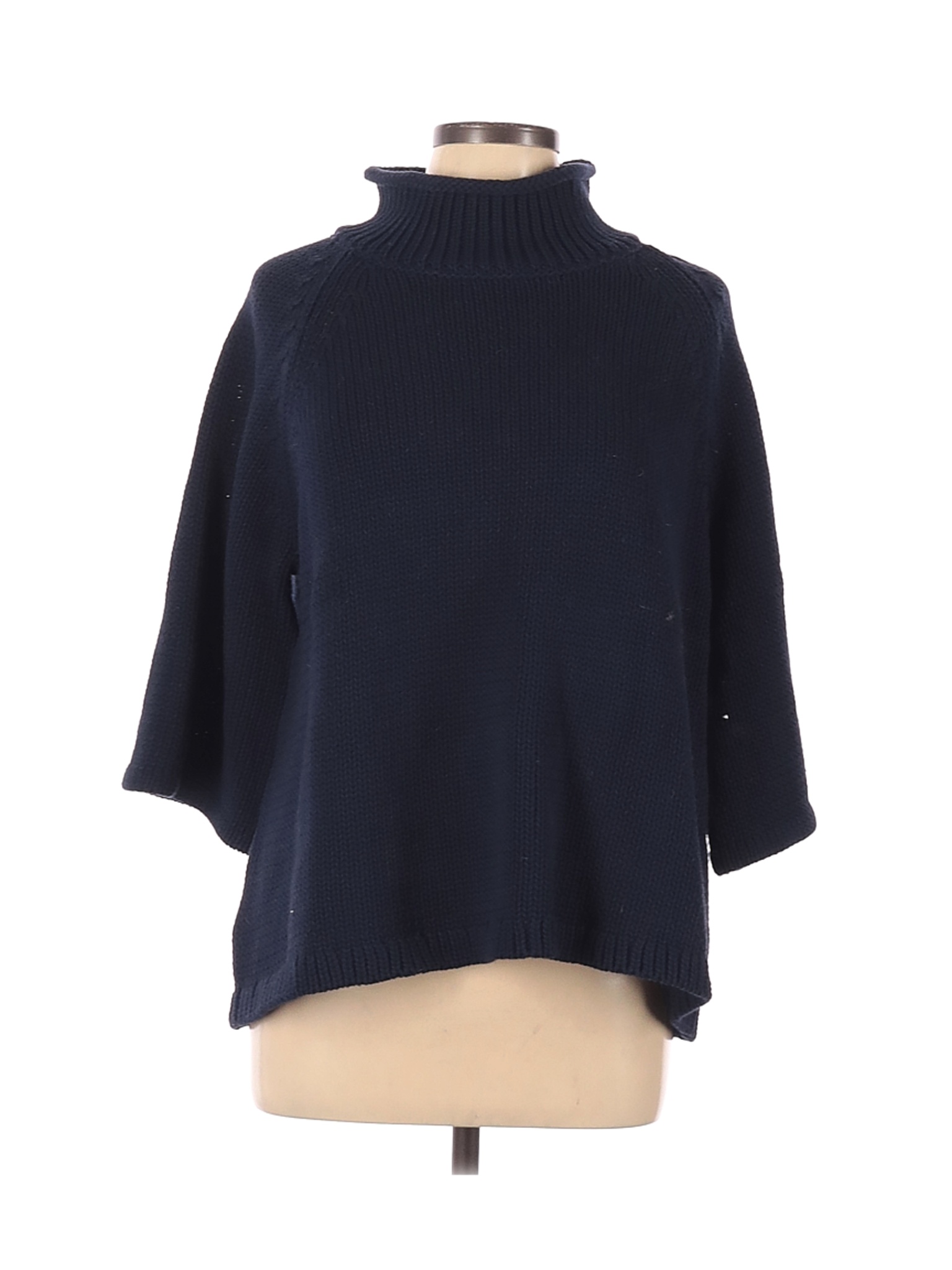 Ann Taylor LOFT Women Blue Turtleneck Sweater XL | eBay