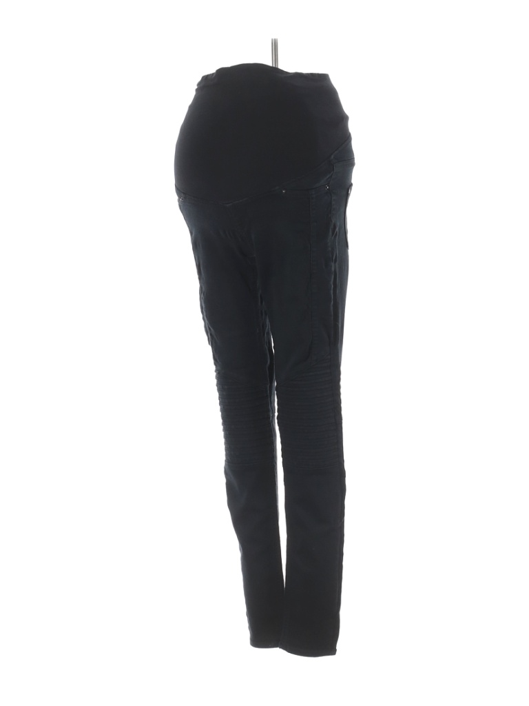 H&M Mama Solid Black Jeggings Size 6 (Maternity) 55 off thredUP