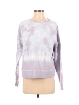JoyLab Tie-dye White Purple Sweatshirt 