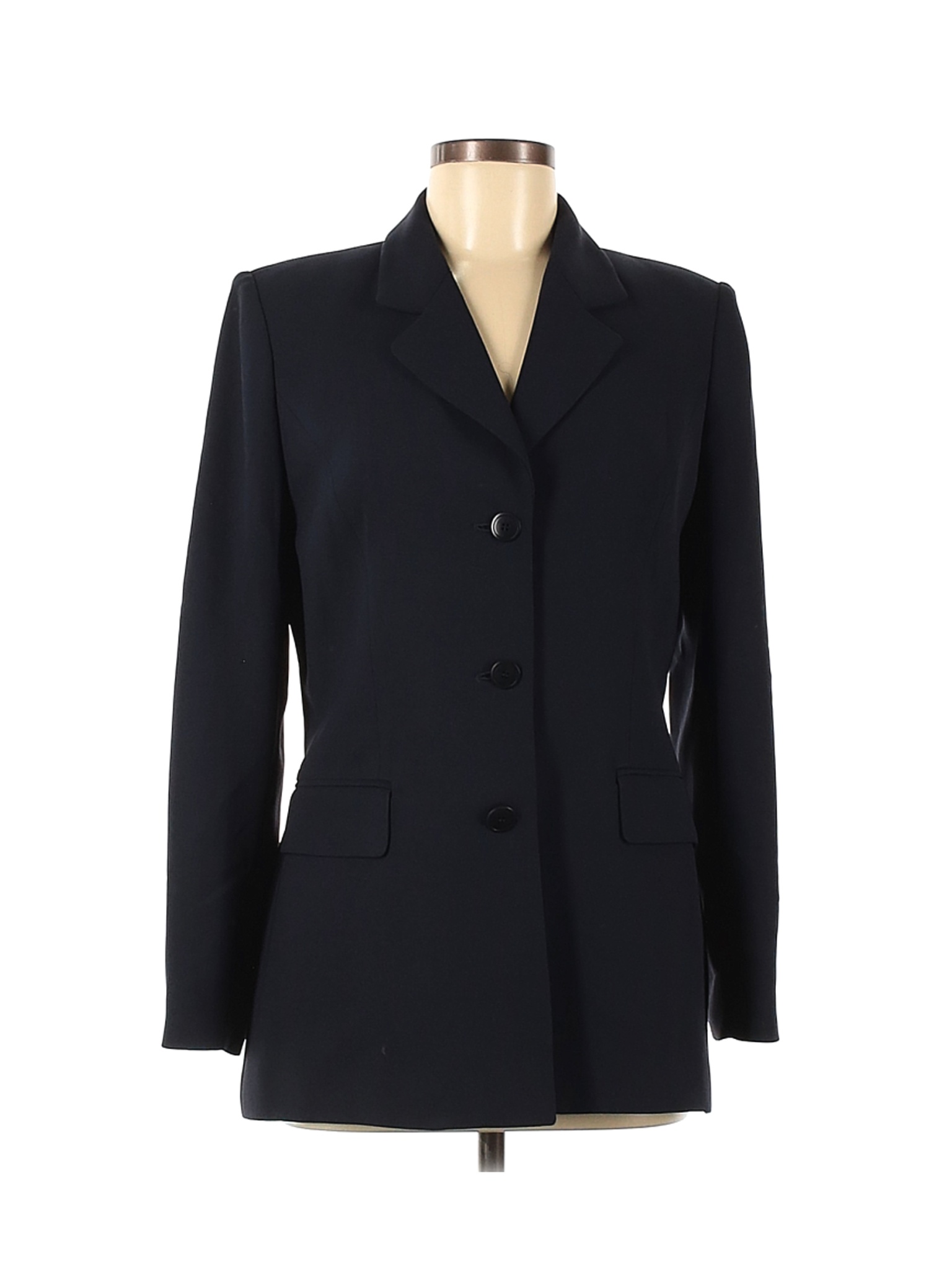 Casual Corner Solid Blue Blazer Size 8 72 off thredUP