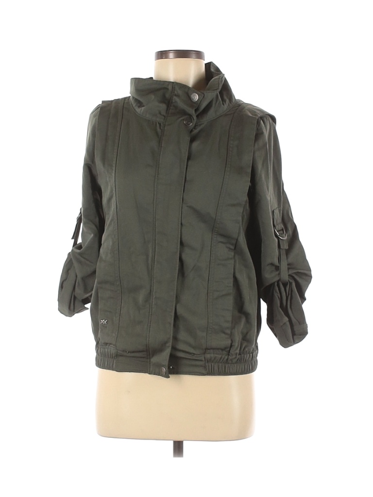 XX by Mexx Solid Green Jacket Size 6 - 67% off | thredUP