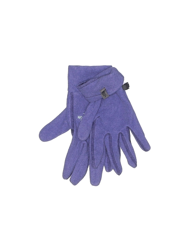 The North Face 100 Polyester Solid Purple Gloves Size M 66 off thredUP