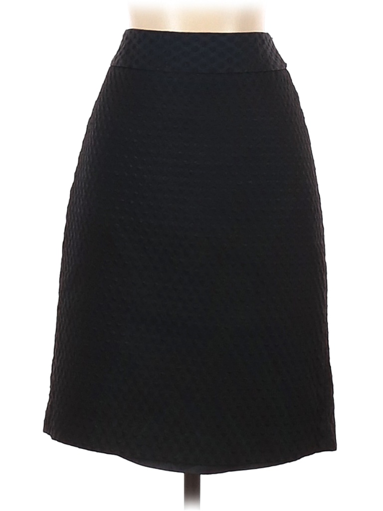 Ann Taylor Factory Solid Black Casual Skirt Size 4 - 63% off | thredUP