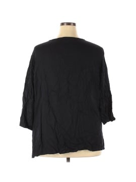 Basic Editions 3/4 Sleeve Blouse (view 2)