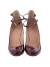 Kate Spade New York Solid Maroon Burgundy Heels Size 8 - photo 2