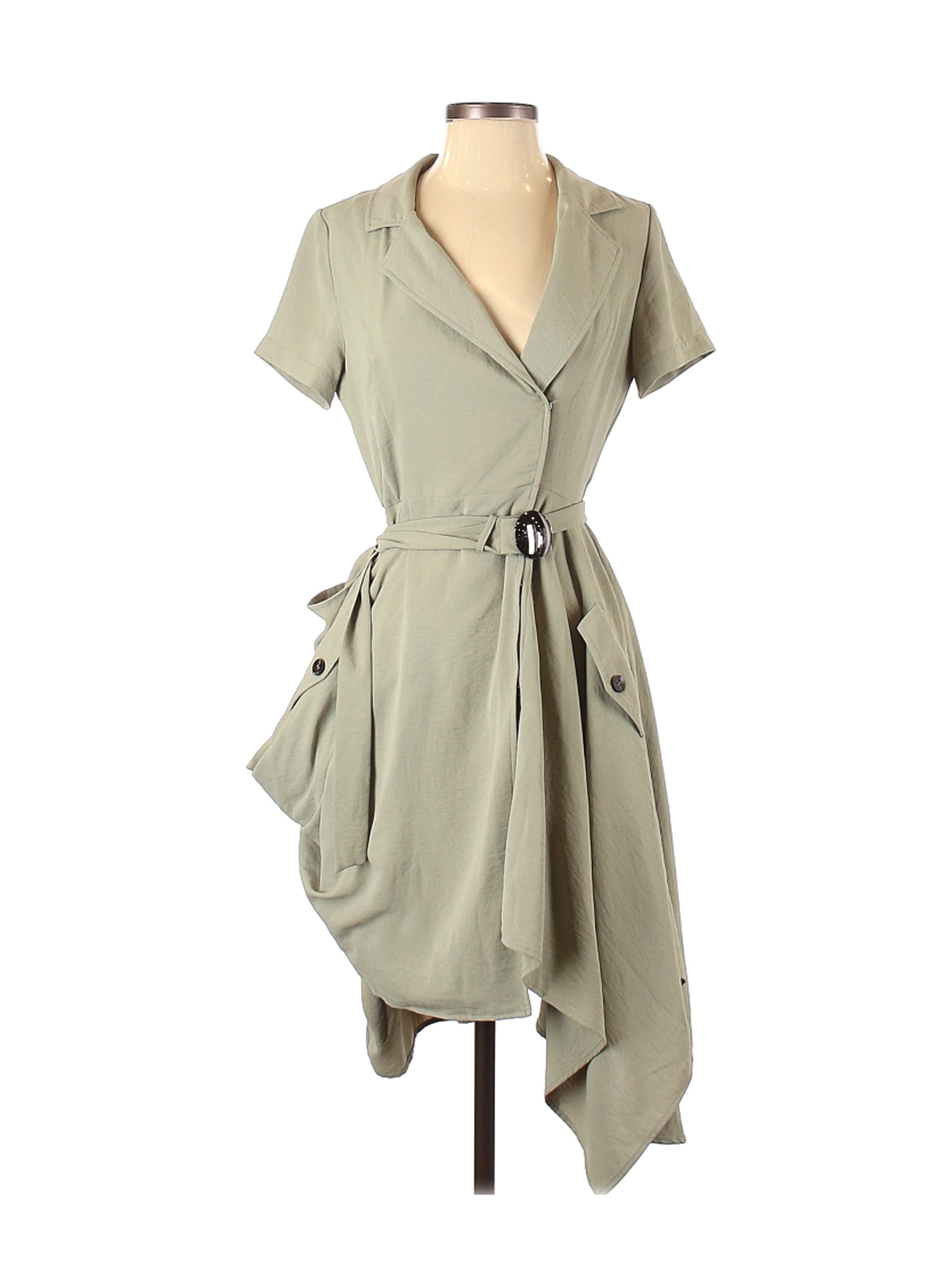 chriselle lim marie handkerchief hem midi dress