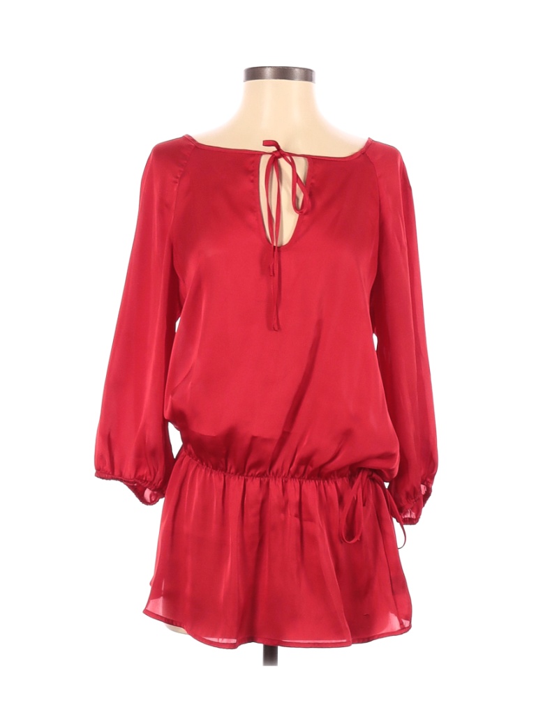 Oxford & Regent 100% Polyester Red Casual Dress Size S - photo 1