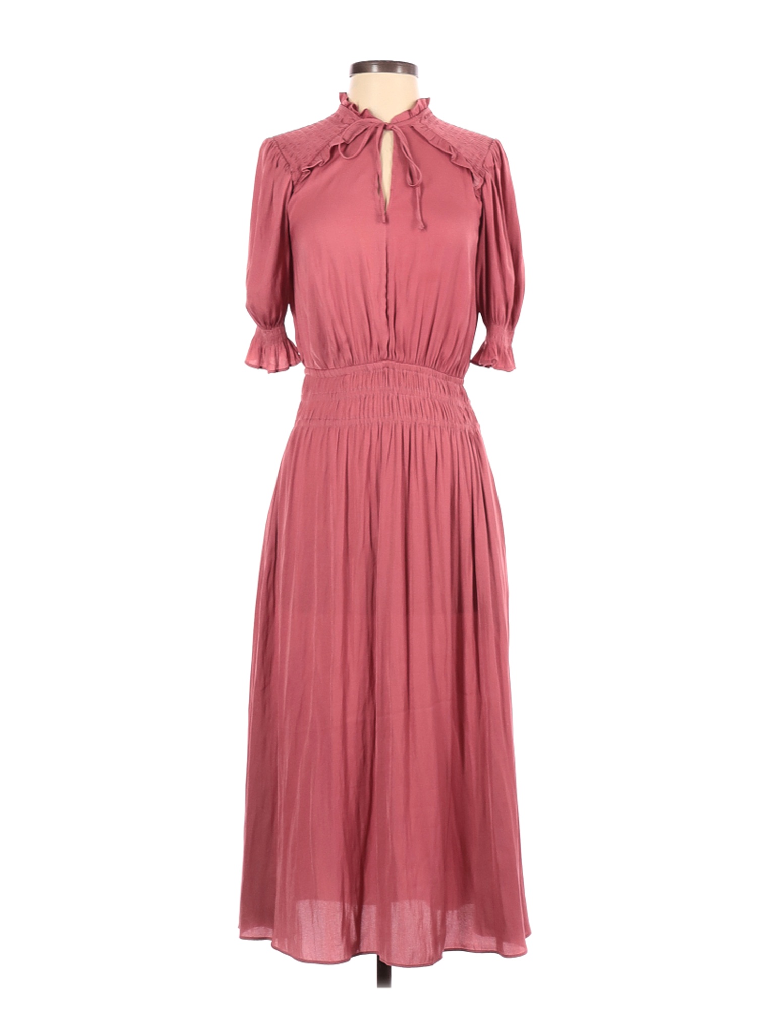 pastel pink casual dress