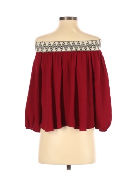 Papaya 3/4 Sleeve Blouse (view 2)