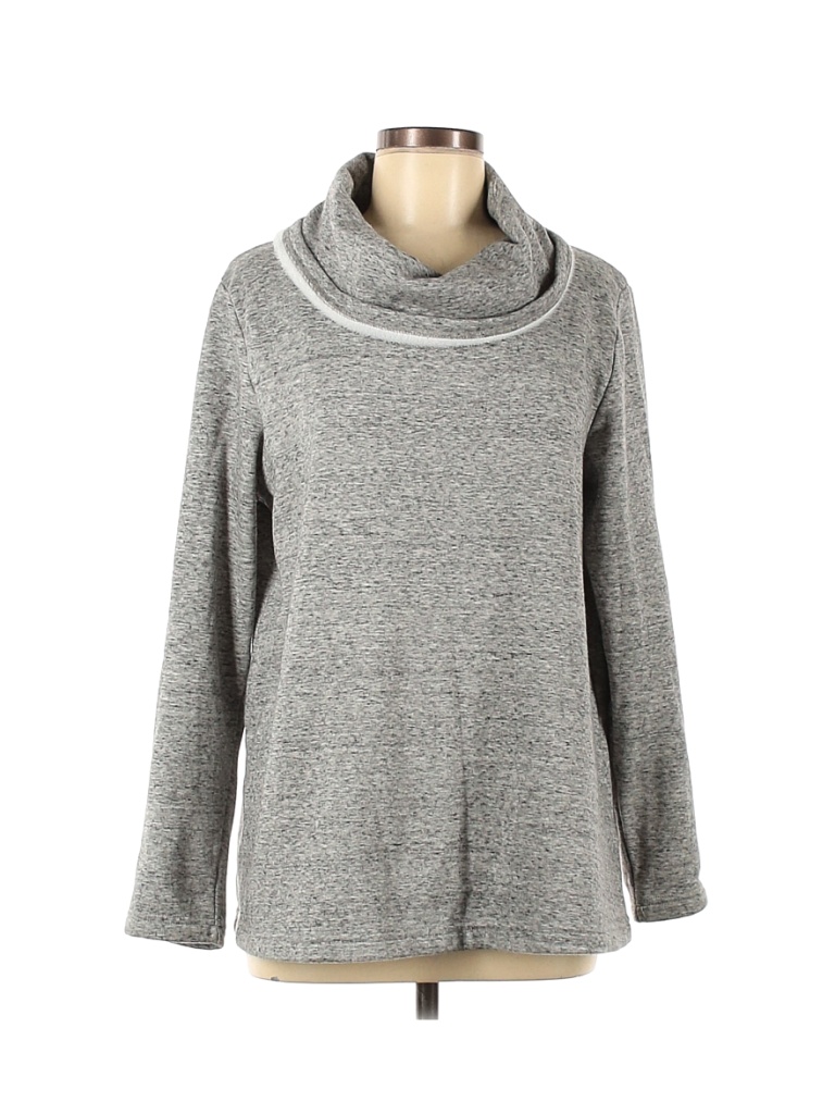 Lands' End Gray Pullover Hoodie Size M - 76% off | thredUP