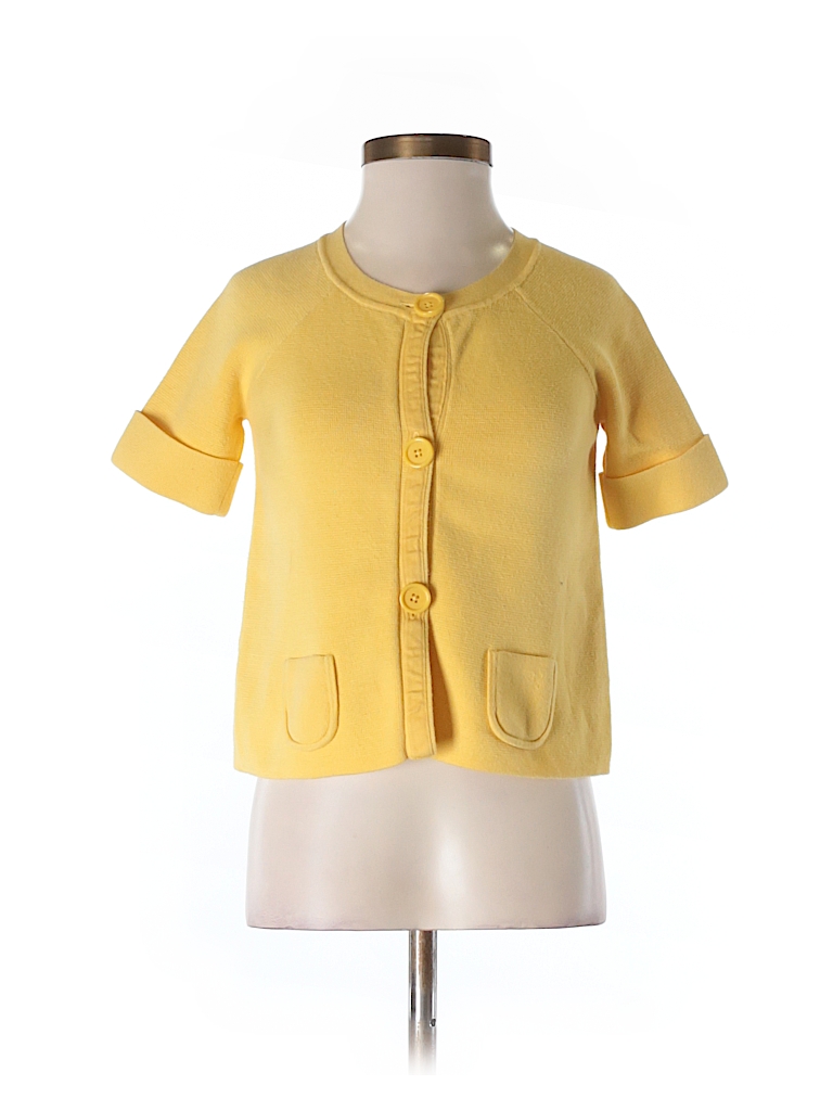 Ann Taylor LOFT 100% Cotton Gold Cardigan Size XS (Petite) - photo 1