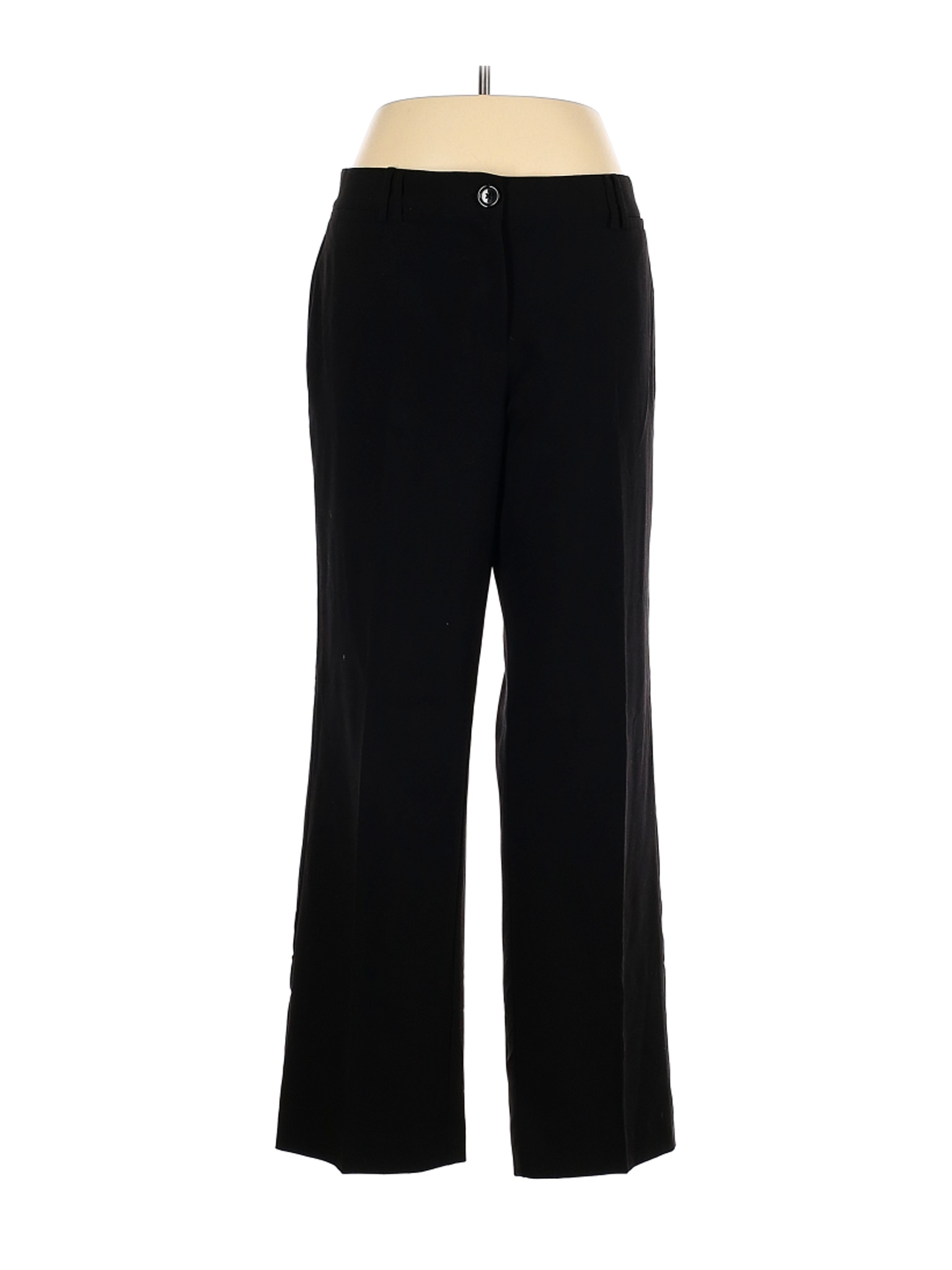 Kim Rogers Solid Black Dress Pants Size 14 - 76% off | thredUP