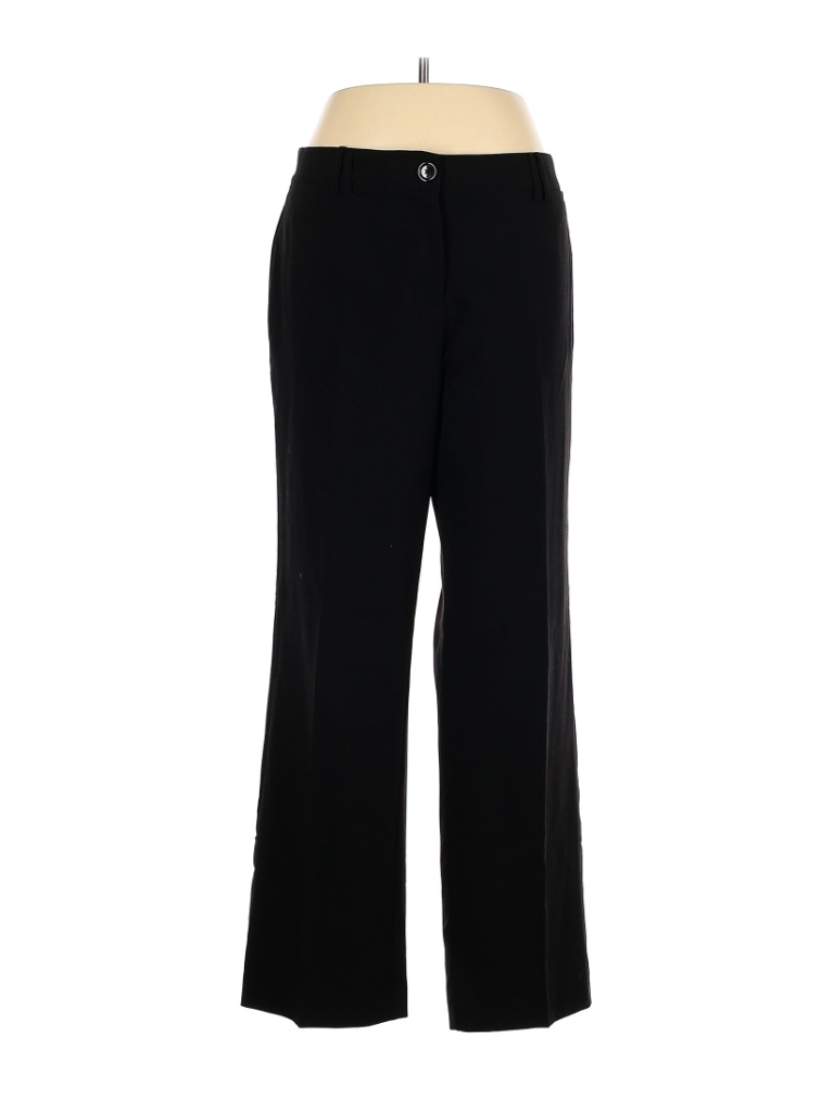 Kim Rogers Solid Black Dress Pants Size 14 - 76% off | thredUP
