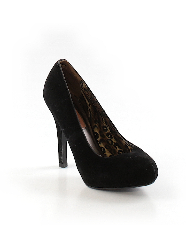 Torta Caliente Solid Black Heels Size 7 - 73% off | thredUP