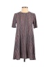 BCBGeneration Stripes Tweed Chevron-herringbone Gray Casual Dress Size XXS - photo 1