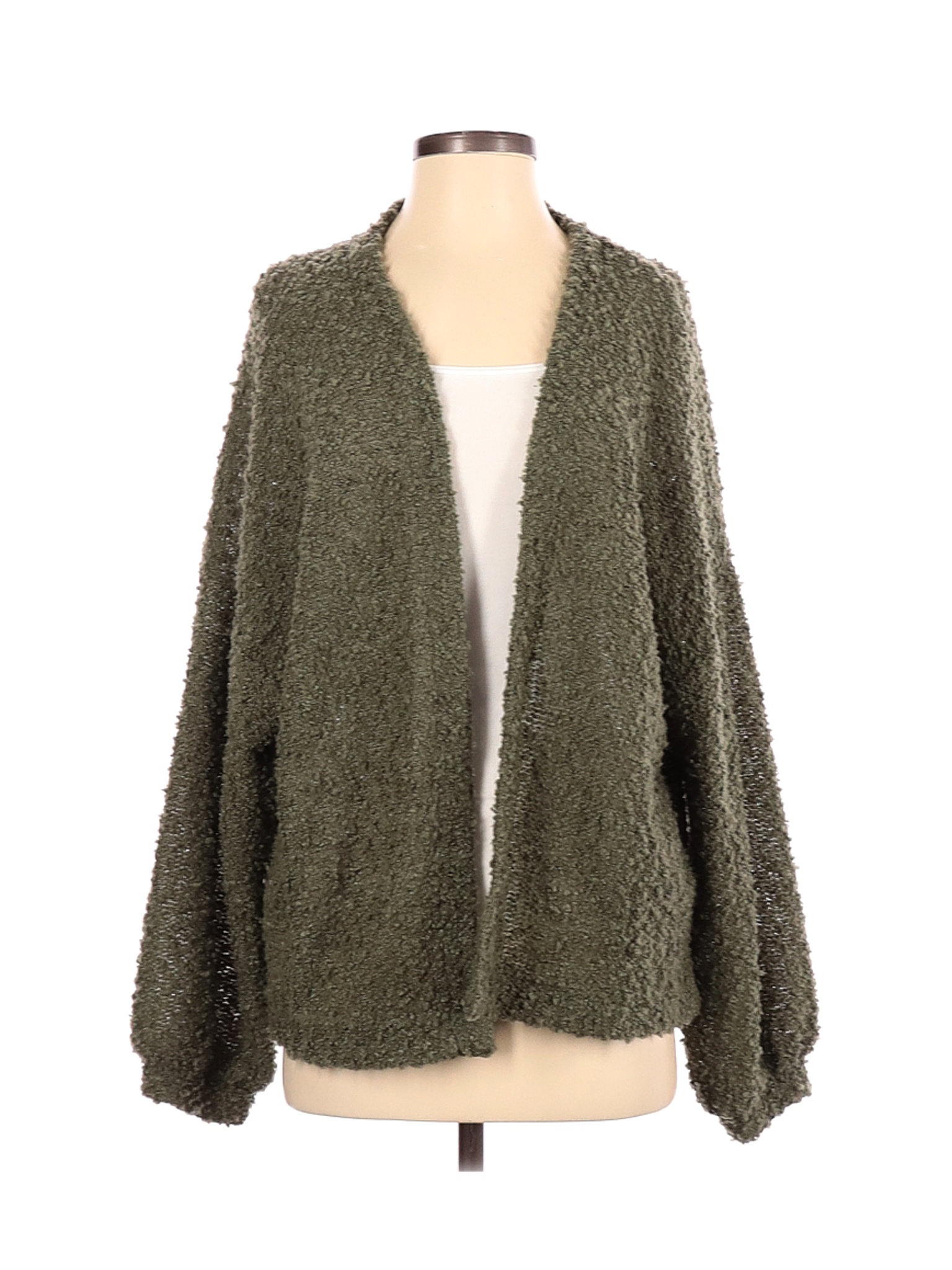 Wild Fable 100% Polyester Solid Green Cardigan Size XS - Sm - 67% off ...