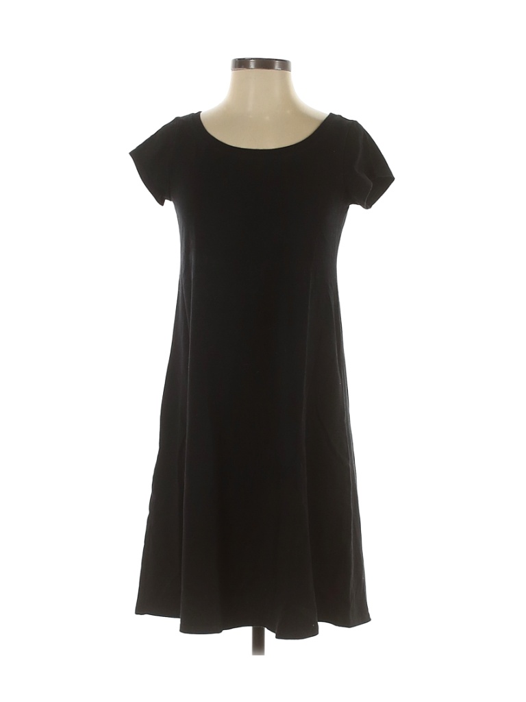 Eileen Fisher Black Casual Dress Size P (Petite) - photo 1