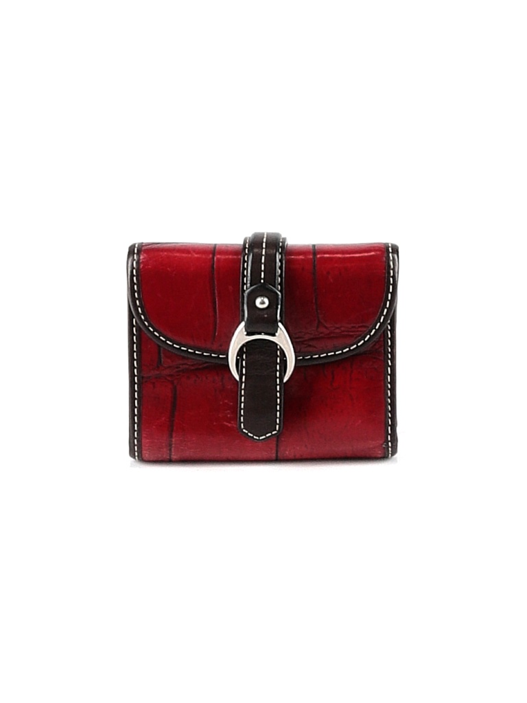 red dooney wallet