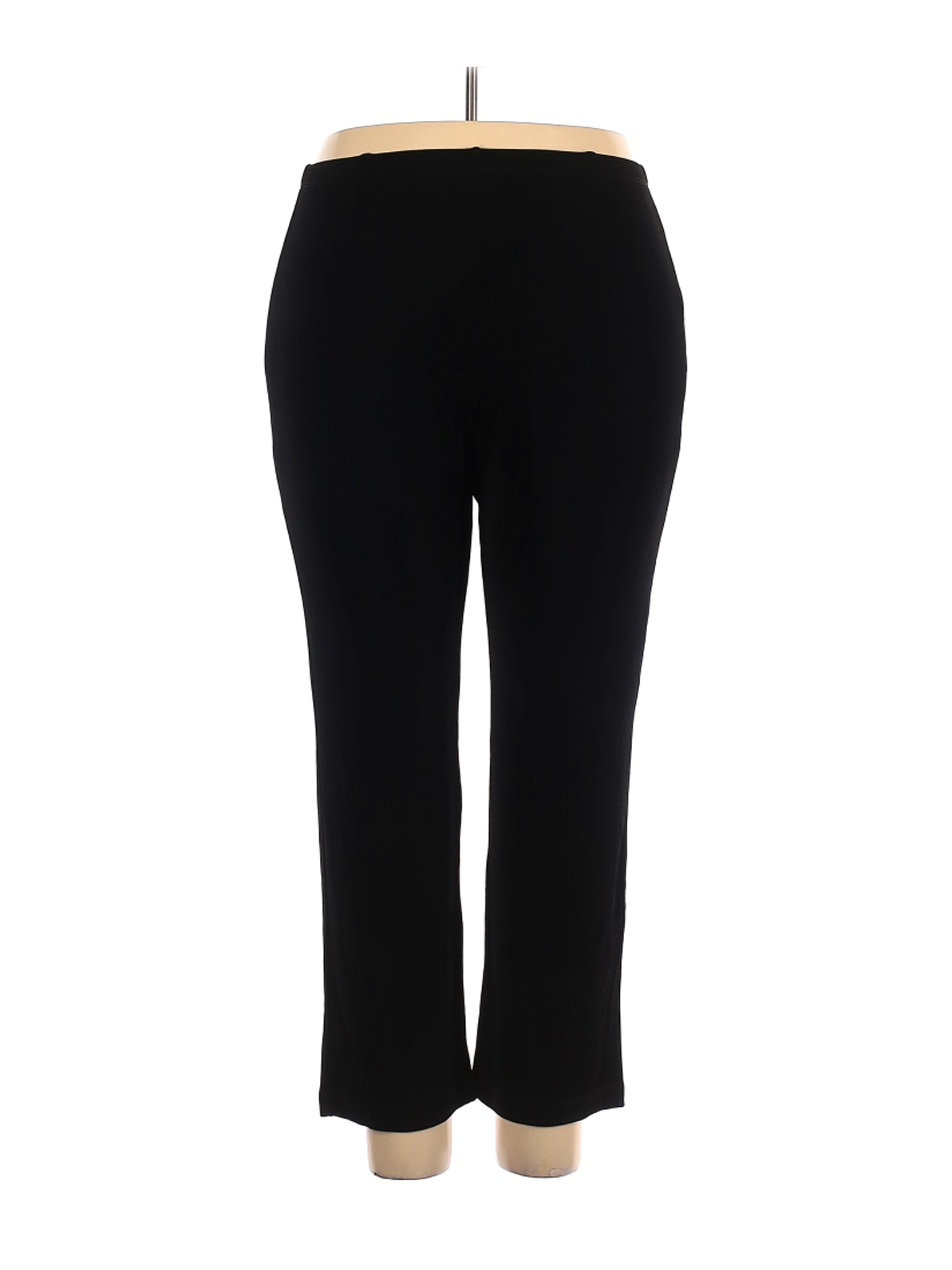 Serengeti Solid Black Casual Pants Size 2X (Plus) - 76% off | thredUP