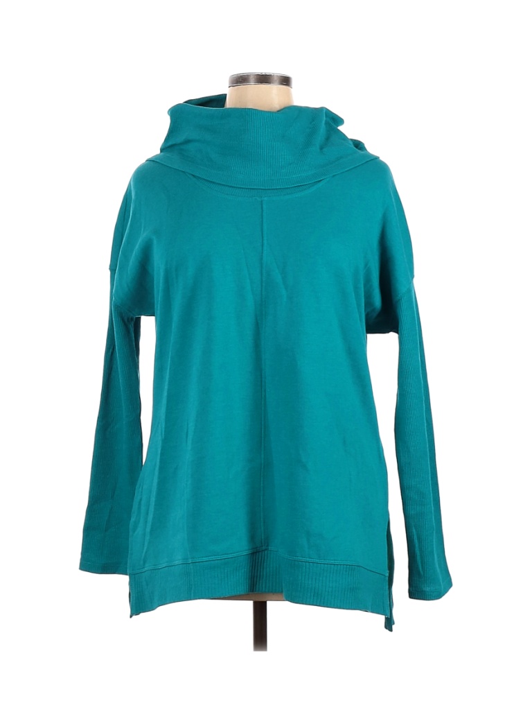 Marc New York by Andrew Marc Performance Solid Teal Blue Sweatshirt ...