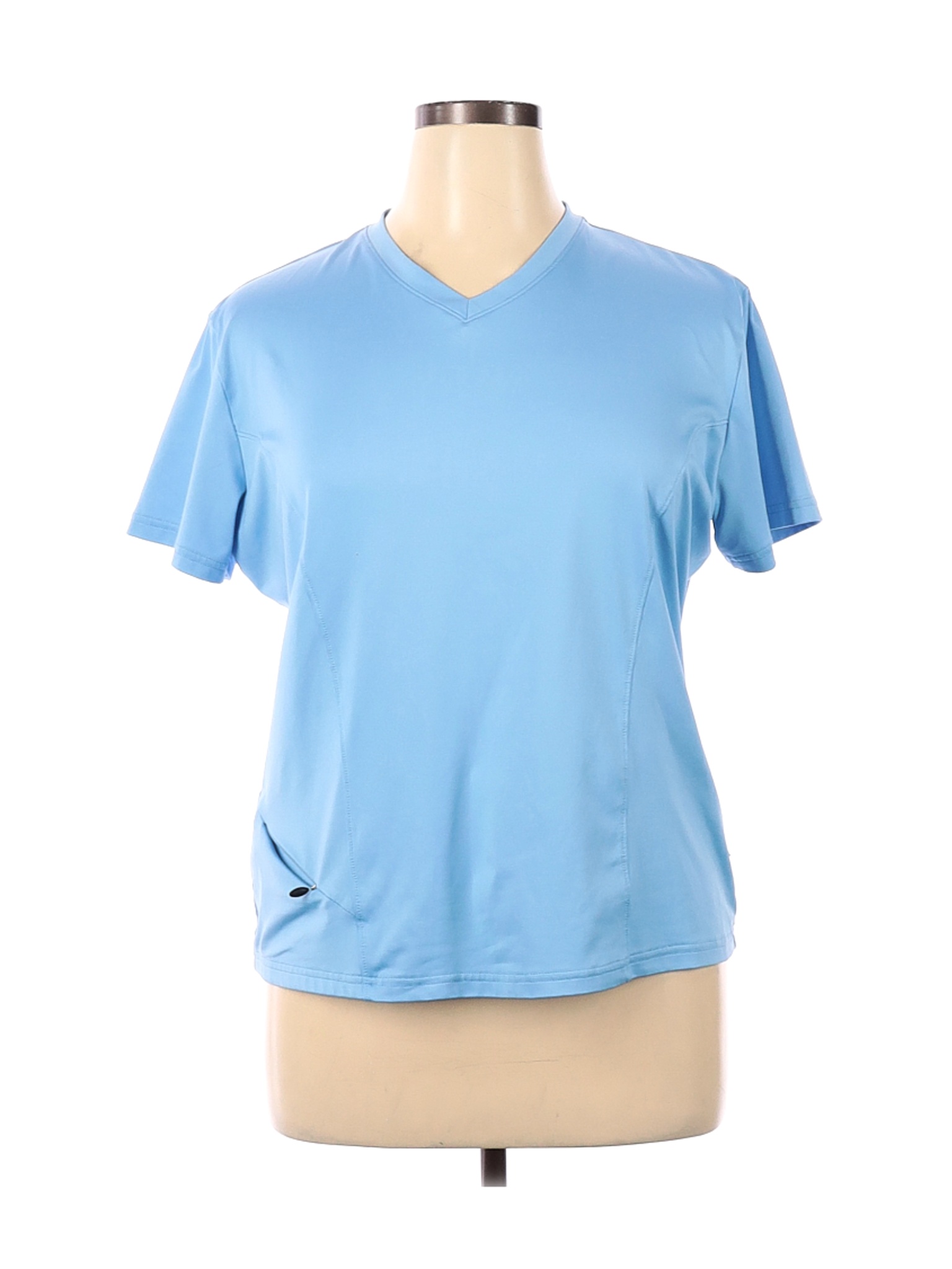 Jockey Solid Blue Active T-Shirt Size XL - 81% off | thredUP