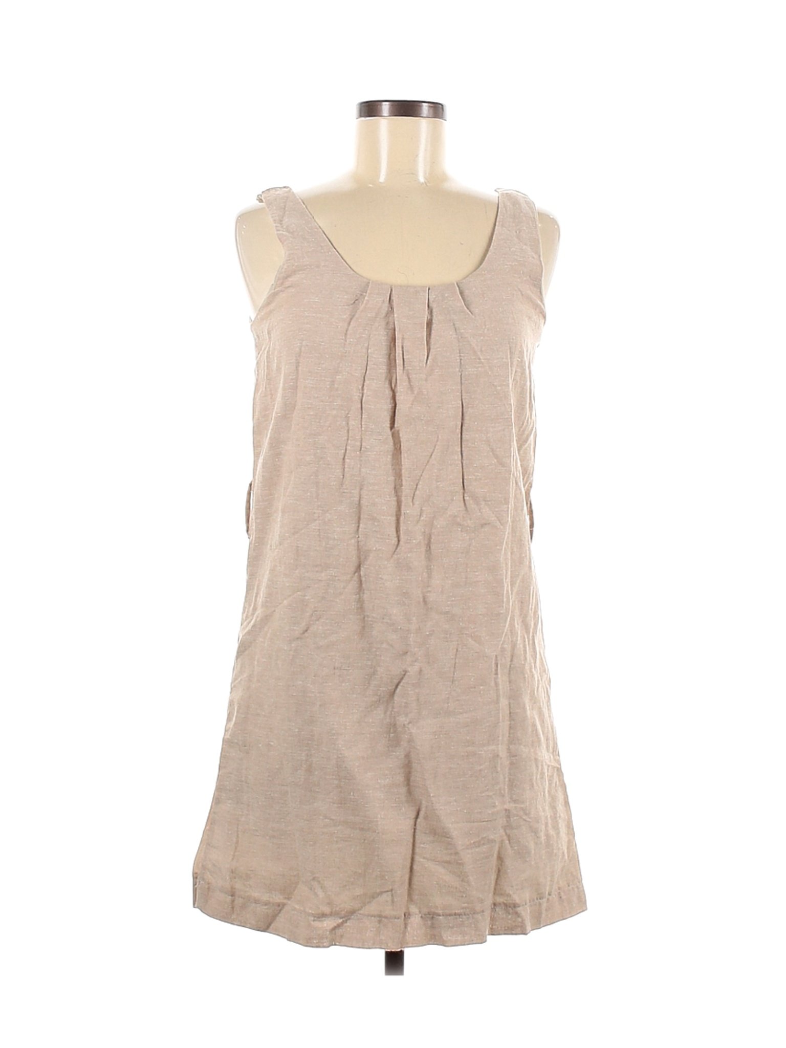 Body Central Solid Colored Tan Casual Dress Size M - 70% off | thredUP