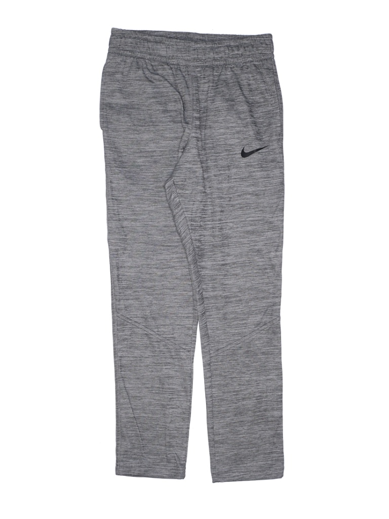 Nike 100% Polyester Gray Active Pants Size M (Youth) - 38% off | thredUP