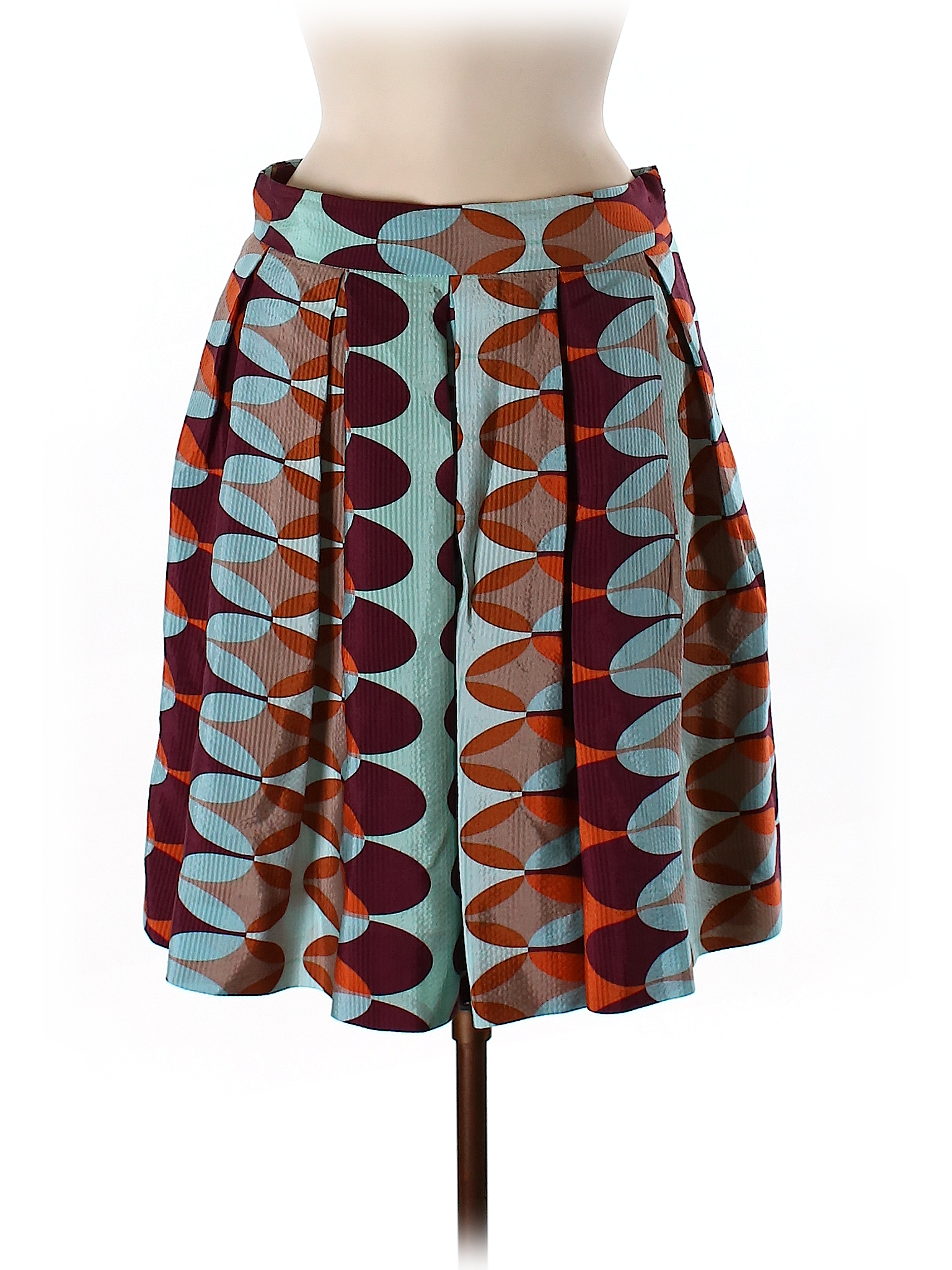 HD in Paris Print Light Blue Casual Skirt Size 6 - 78% off | thredUP
