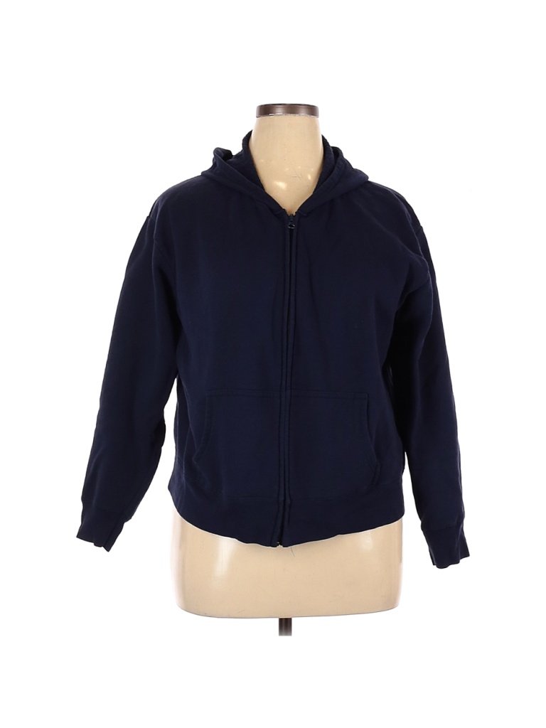 hanes zip up sweater