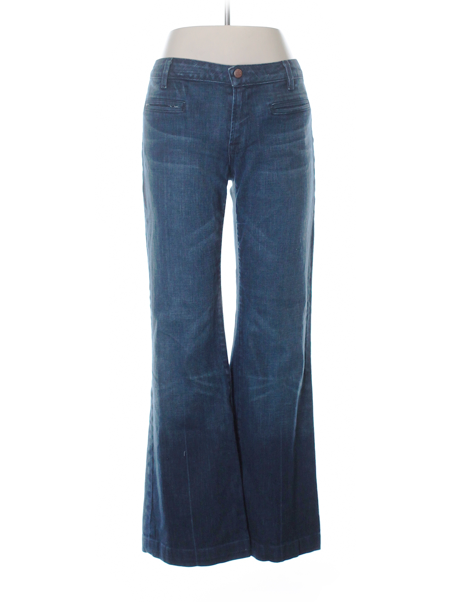 Landlubber Solid Dark Blue Jeans 30 Waist - 78% off | thredUP