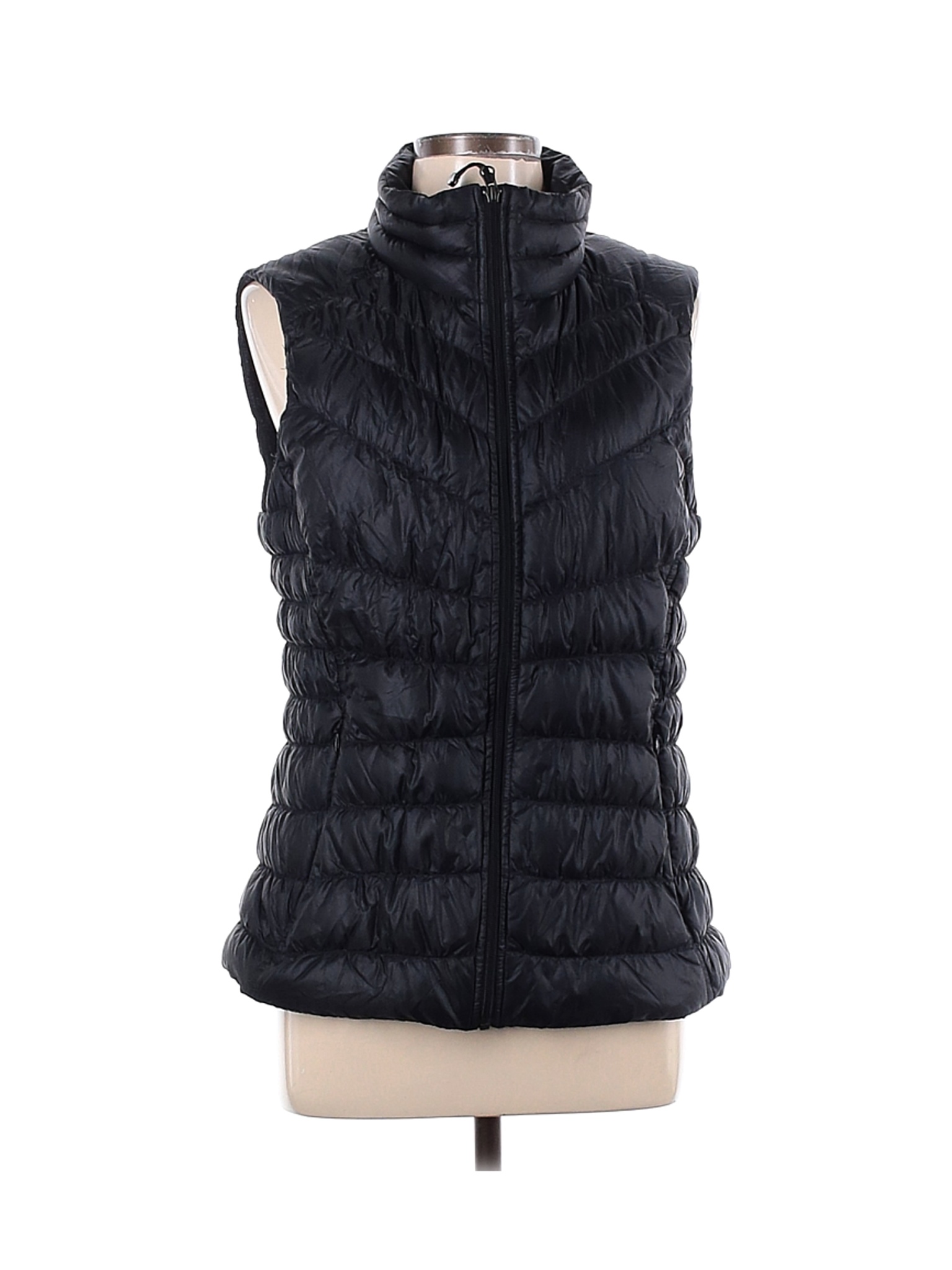 athleta black vest