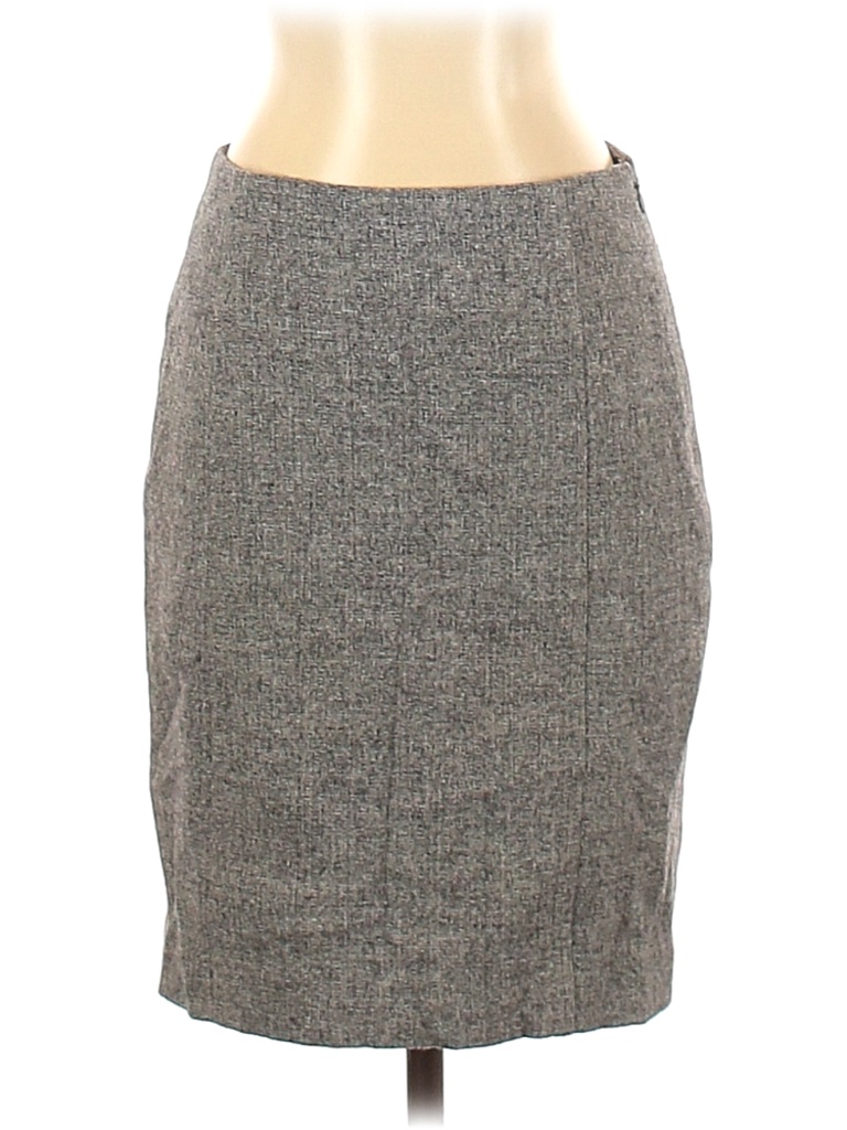 Ann Taylor Tweed Marled Gray Casual Skirt Size 2 (Petite) - 91% off ...