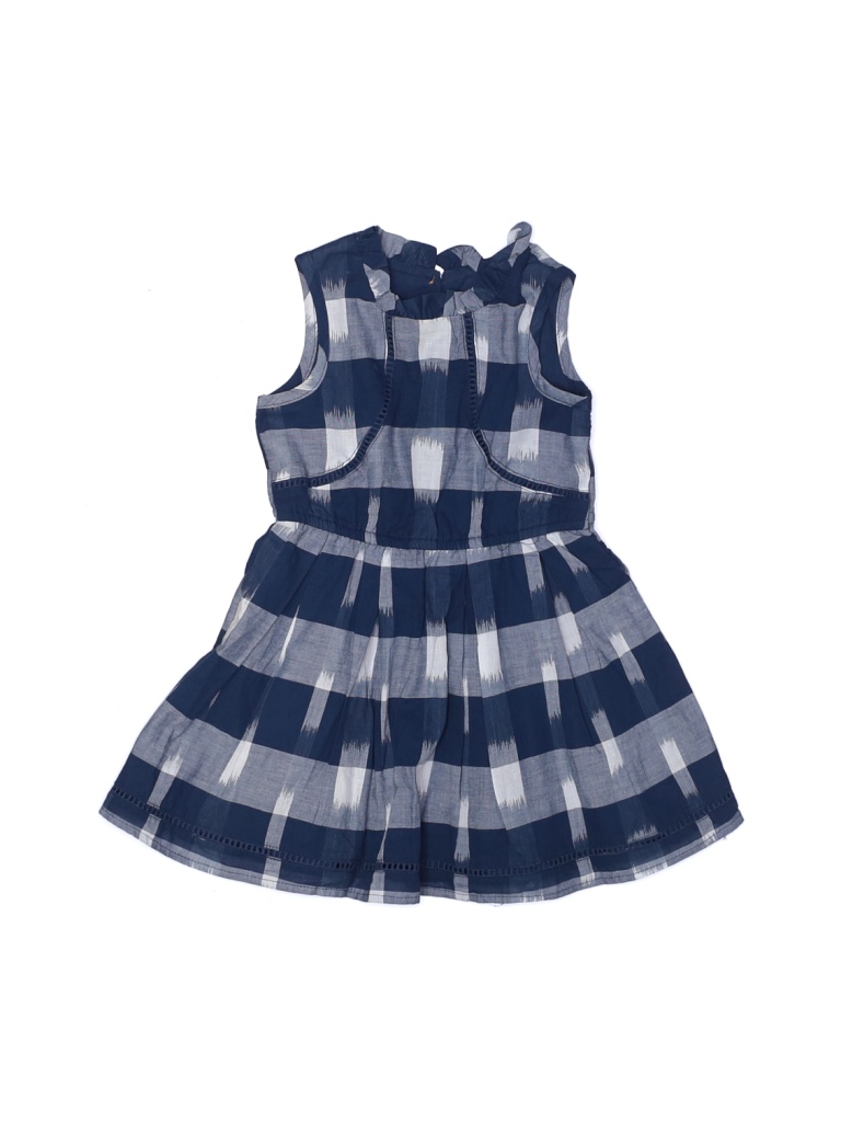 OshKosh Kids Checkered Lined Dungarees Blue Age 3Y main image 1