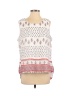 Alice Roi 100% Polyester Ivory White Sleeveless Blouse Size M - photo 1