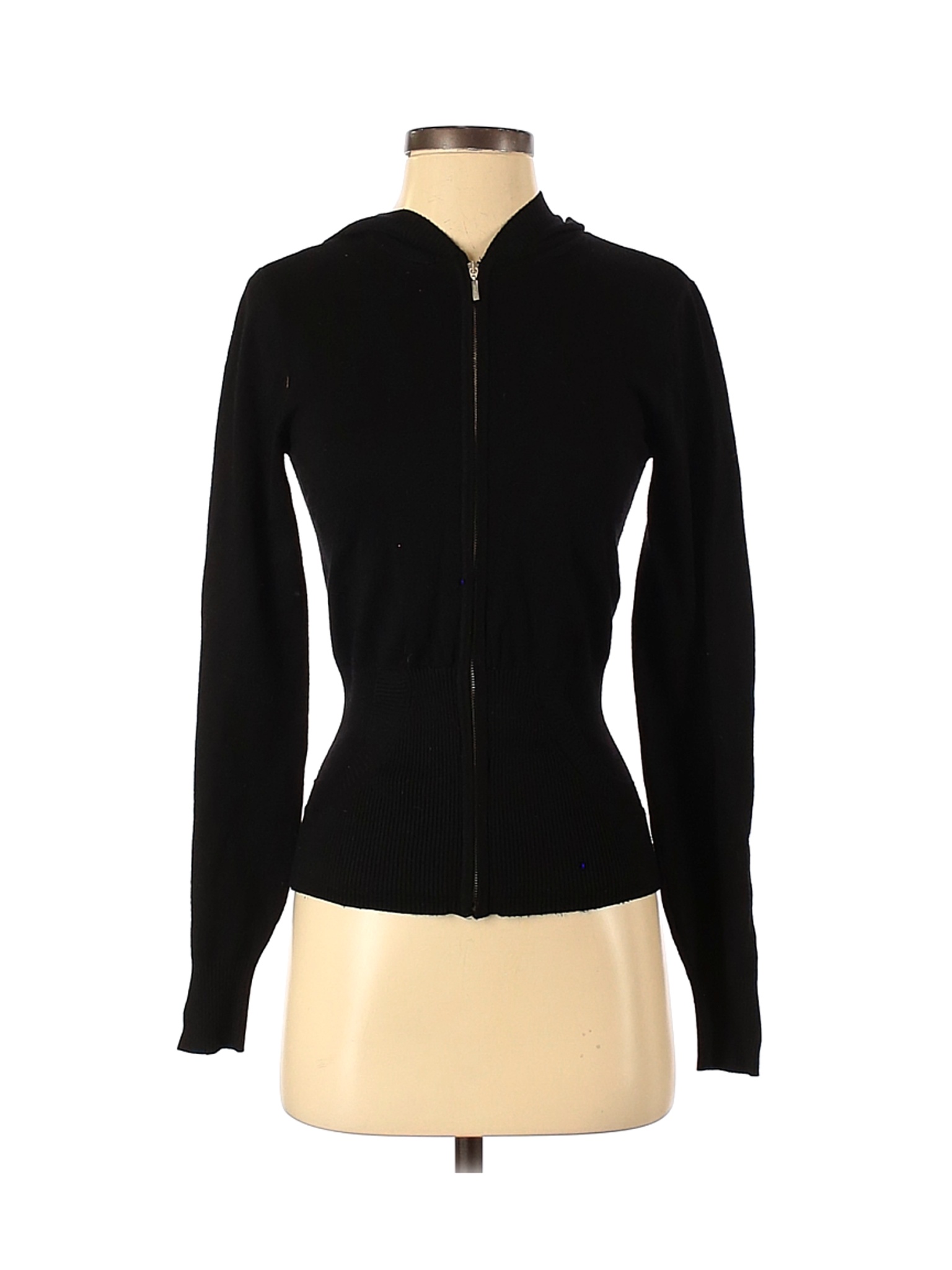 Daisy Fuentes Solid Black Pullover Hoodie Size S - 58% off | thredUP