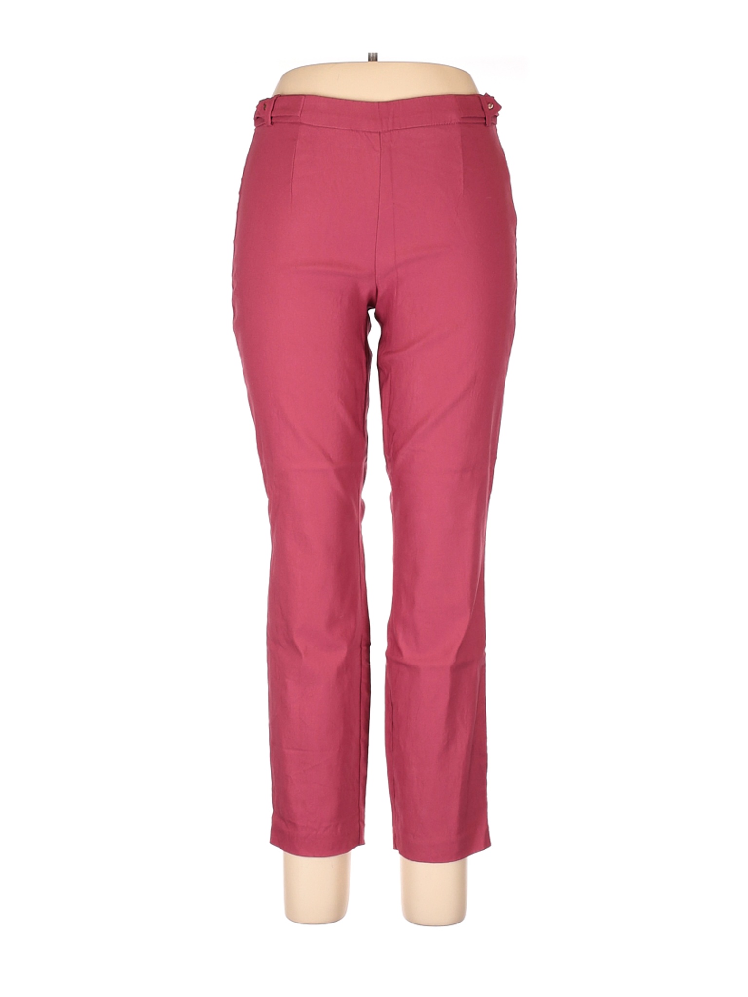 Violets & Roses Solid Pink Casual Pants 30 Waist - 83% off | thredUP