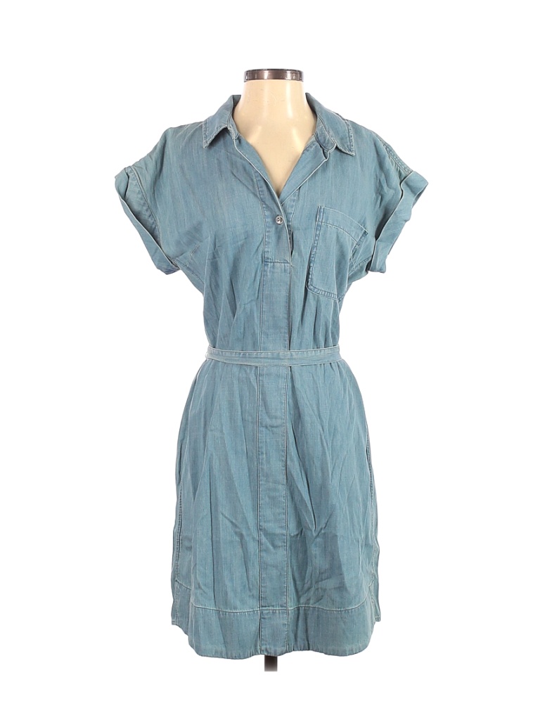 Market and Spruce Solid Blue Casual Dress Size S - 70% off | thredUP