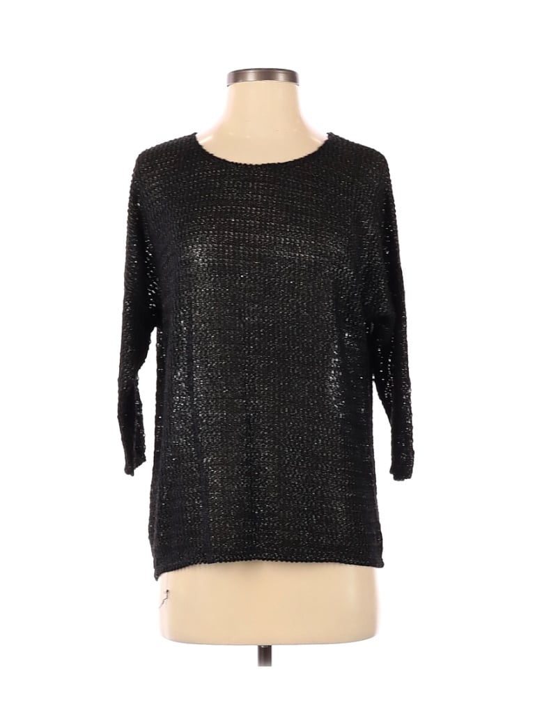 TWO by Vince Camuto Black Pullover Sweater Size S - photo 1