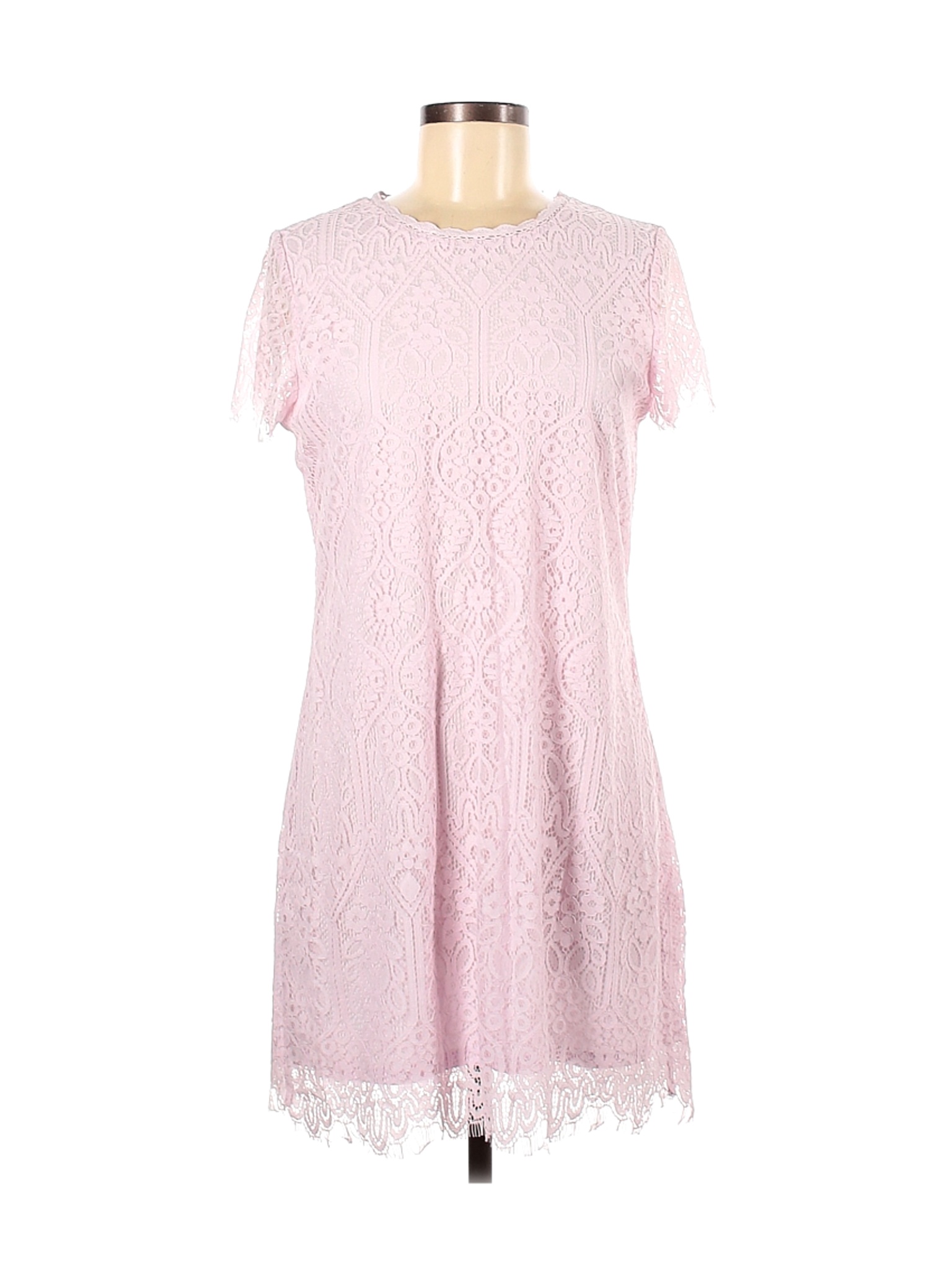 Mi ami Solid Pink Casual Dress Size M - 60% off | thredUP