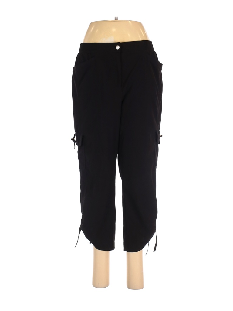 Zenergy by Chico's Solid Black Cargo Pants Size Med (1) - 71% off | thredUP
