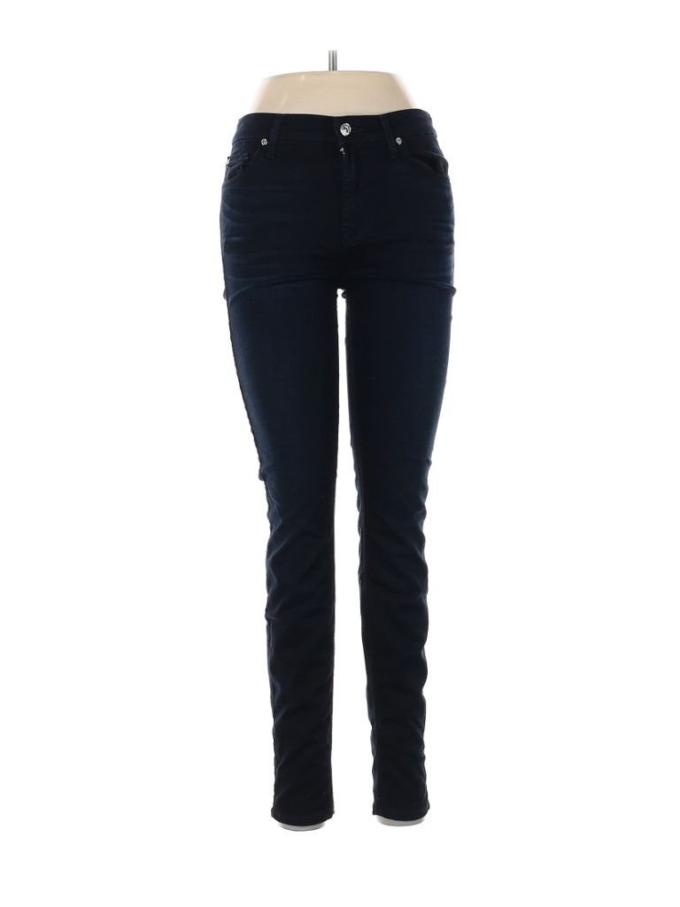 7 For All Mankind Blue Jeggings 28 Waist - photo 1
