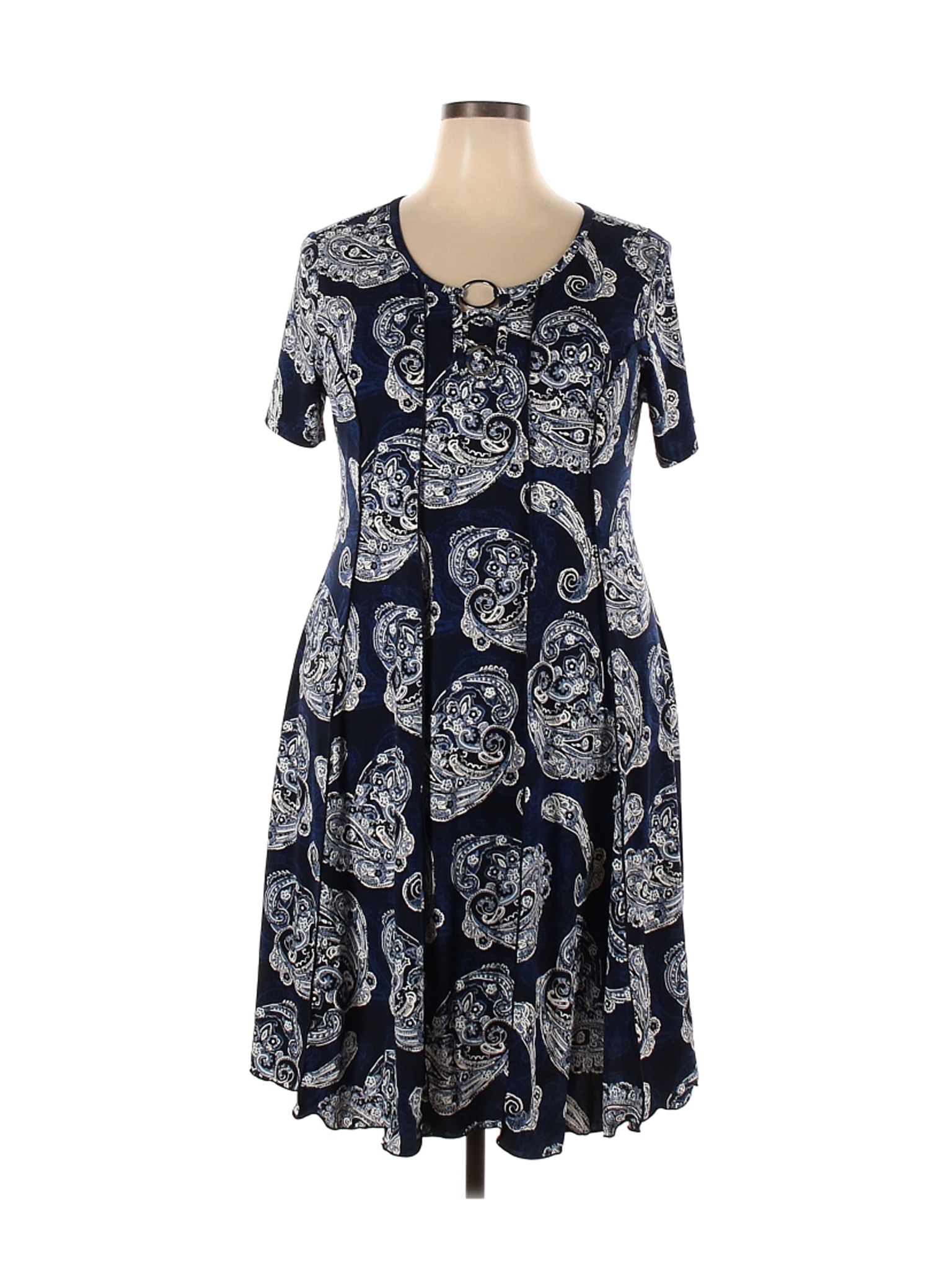 C established 1946 Blue Casual Dress Size 18 (Plus) - 45% off | thredUP