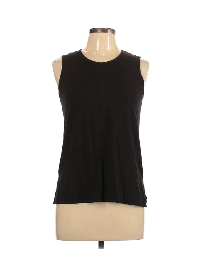Sigrid Olsen Solid Black Sleeveless T-Shirt Size M - 76% off | thredUP