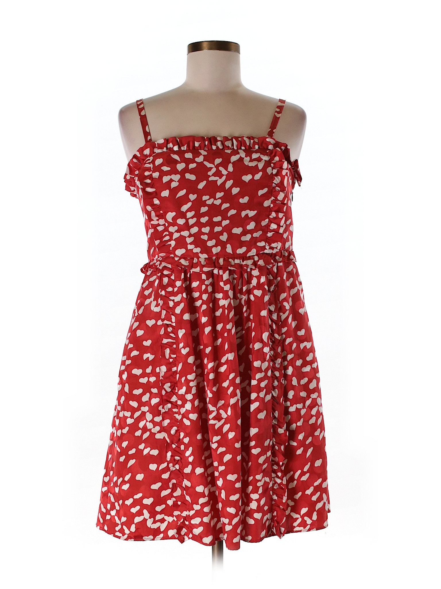 Marc by Marc Jacobs Print Red Silk Dress Size 8 - 82% off | thredUP