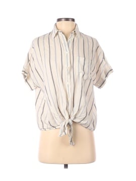 Madewell Tie-Front Shirt in Montpellier Stripe (view 1)