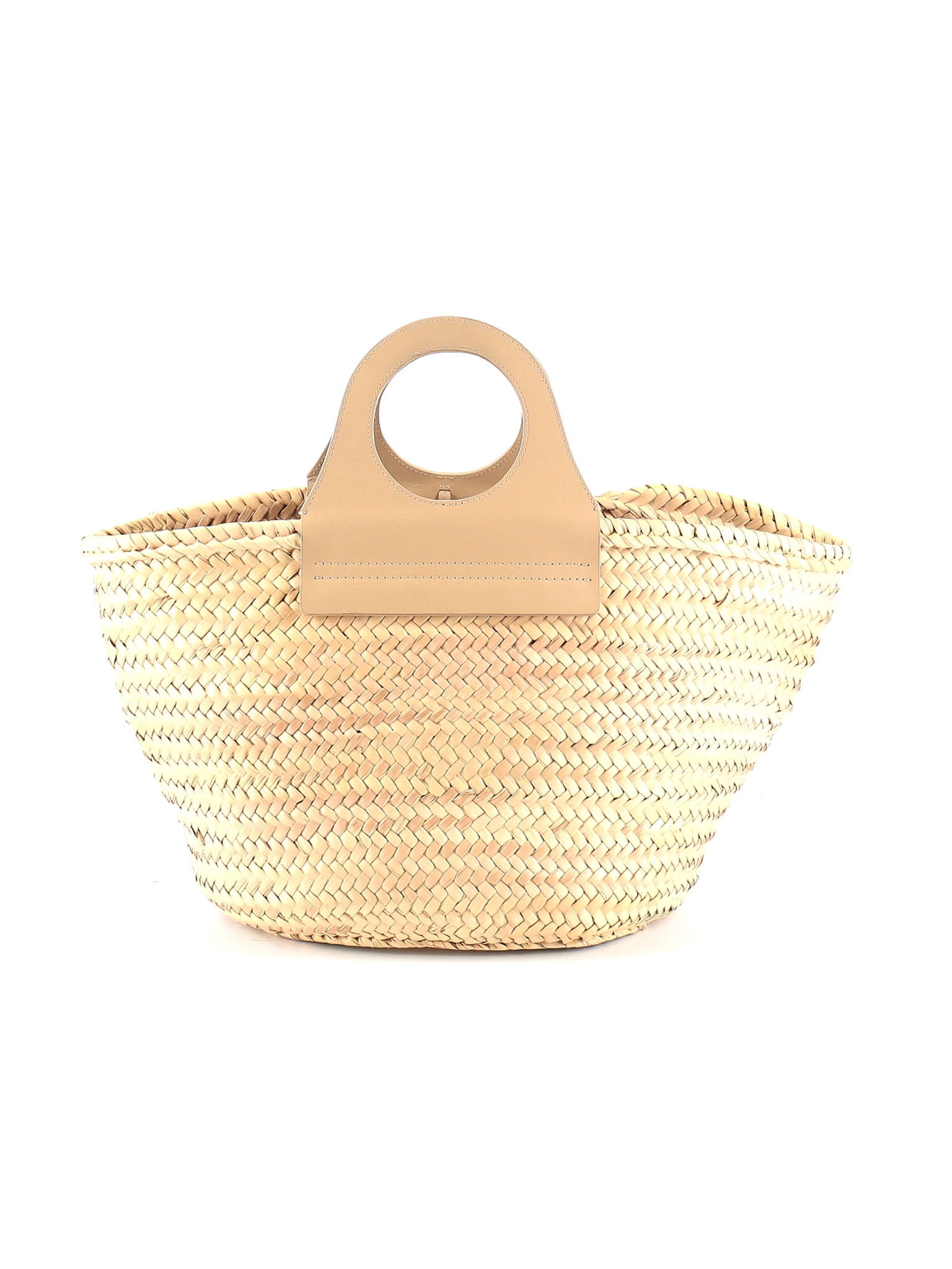 Taupe Cabas Straw Tote by Hereu for $20