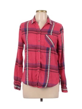 American Eagle Outfitters Long Sleeve Button-Down Shirt (view 1)