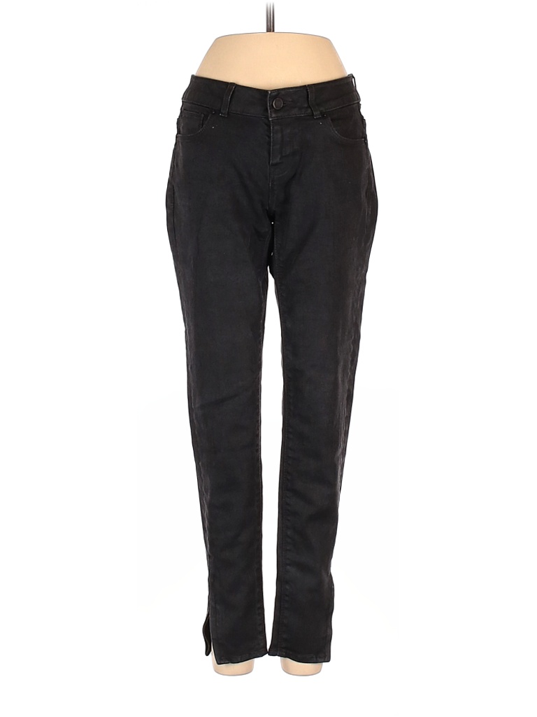Pre-owned Zara Basic Jeans In Black