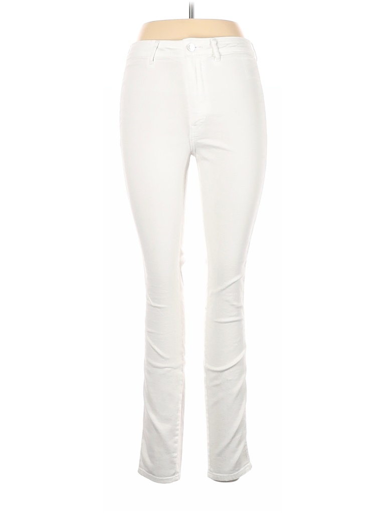 Denim & Co 100% Cotton Solid White Jeans 30 Waist - 56% off | thredUP